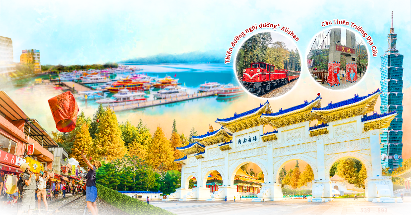 Read more about the article ĐÀI LOAN: ALISHAN – ĐÀI TRUNG – ĐÀI BẮC 5N4D EVA AIR 2026