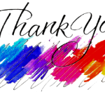 A colorful brush strokes on a black background Description automatically generated