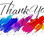 A colorful brush strokes on a black background Description automatically generated